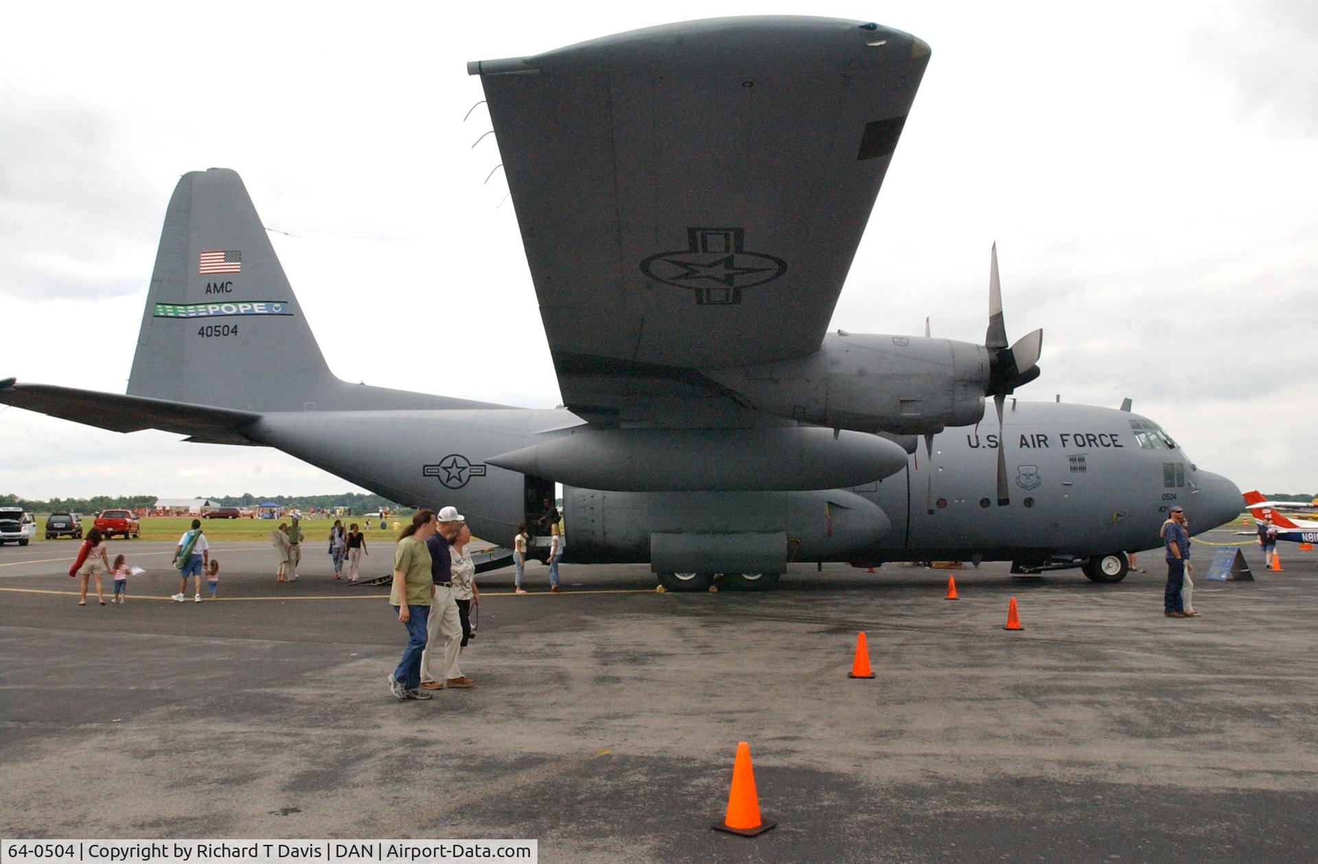 64-0504, 1964 Lockheed C-130E Hercules C/N 382-3988, Danville Regional 2005 Skyfest