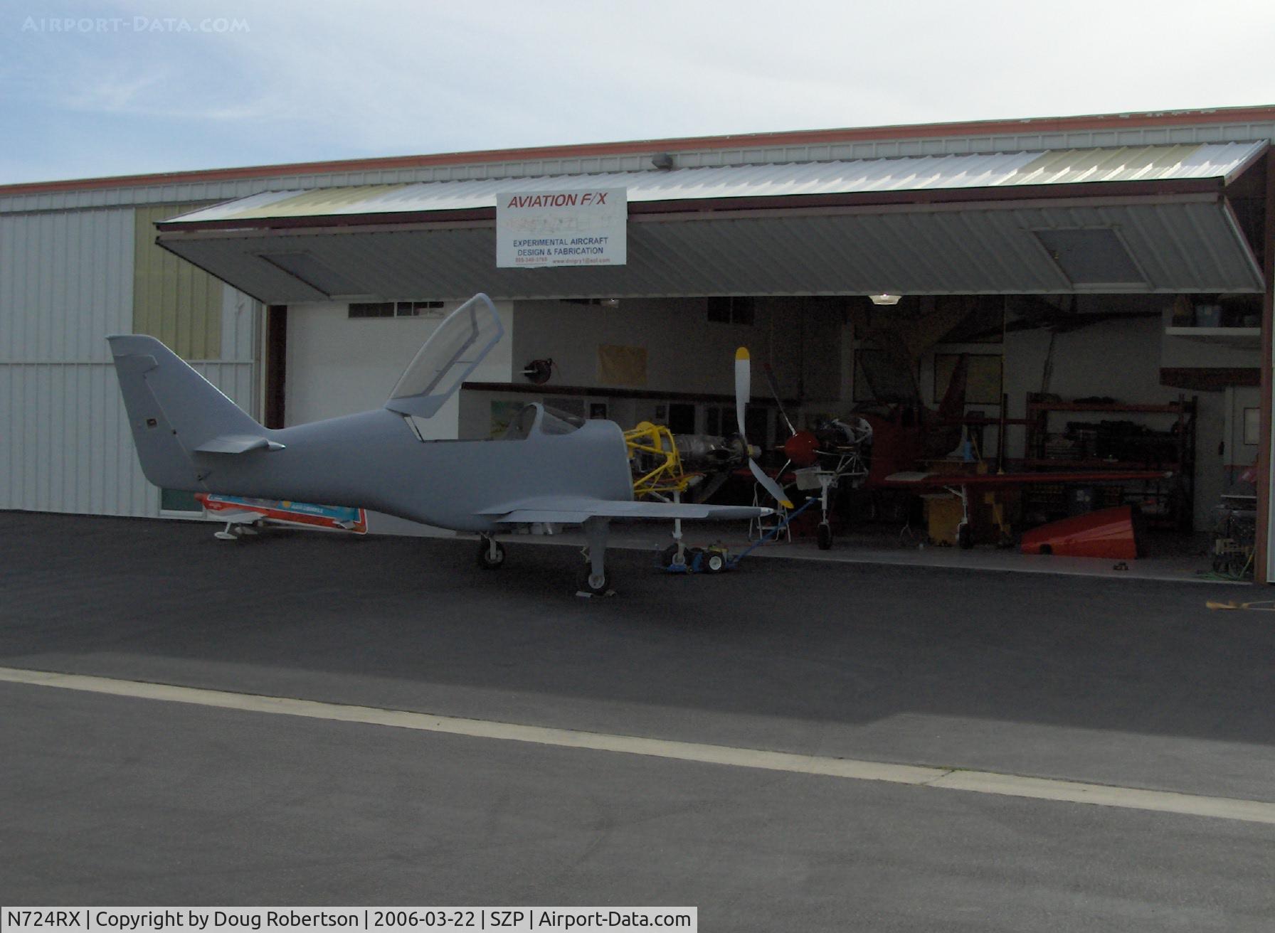 N724RX, 2006 Legend Aircraft Legend C/N 001, Dan Gray SPECIAL TURBINE LEGEND in build, Walter M-601D Turboprop 724 shp, N724DG TURBINE LEGEND inside hanger