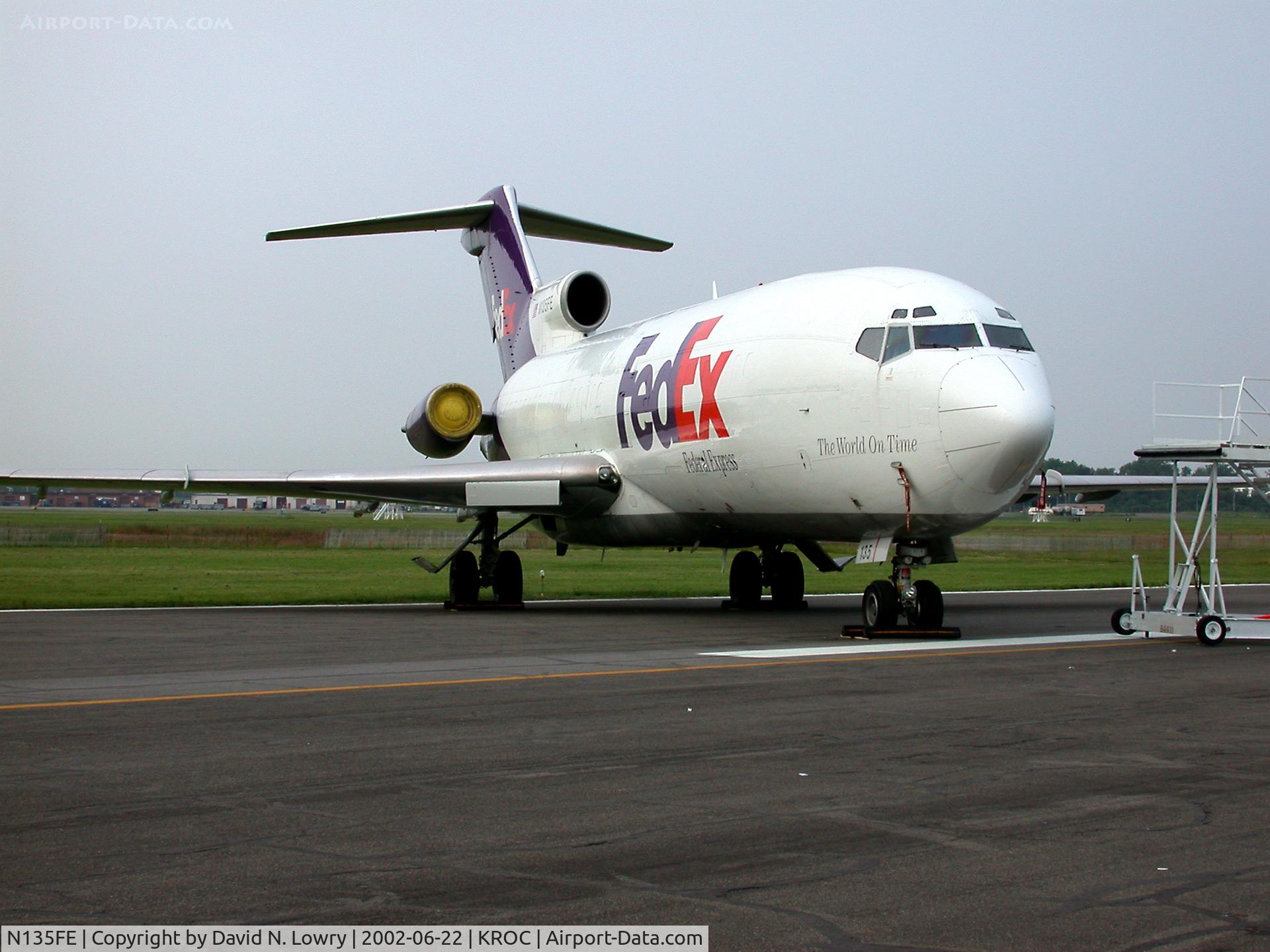 N135FE, 1968 Boeing 727-25C C/N 19853, N135FE while still in use by FEDEX.