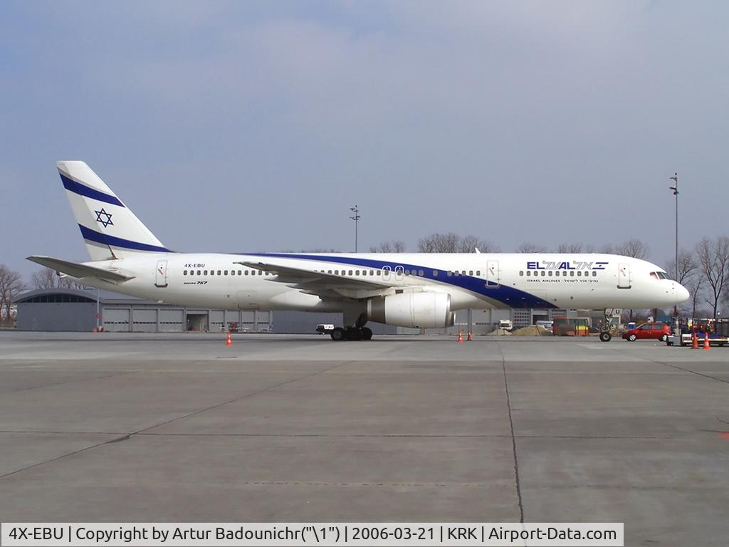 4X-EBU, 1993 Boeing 757-258 C/N 26053/529, Krakow-Balice