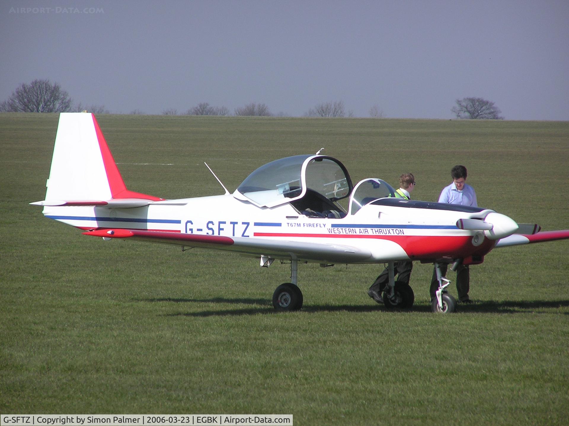 G-SFTZ, 1983 Slingsby T-67M Firefly C/N 2000, Slingsby T-67M Firefly at Sywell