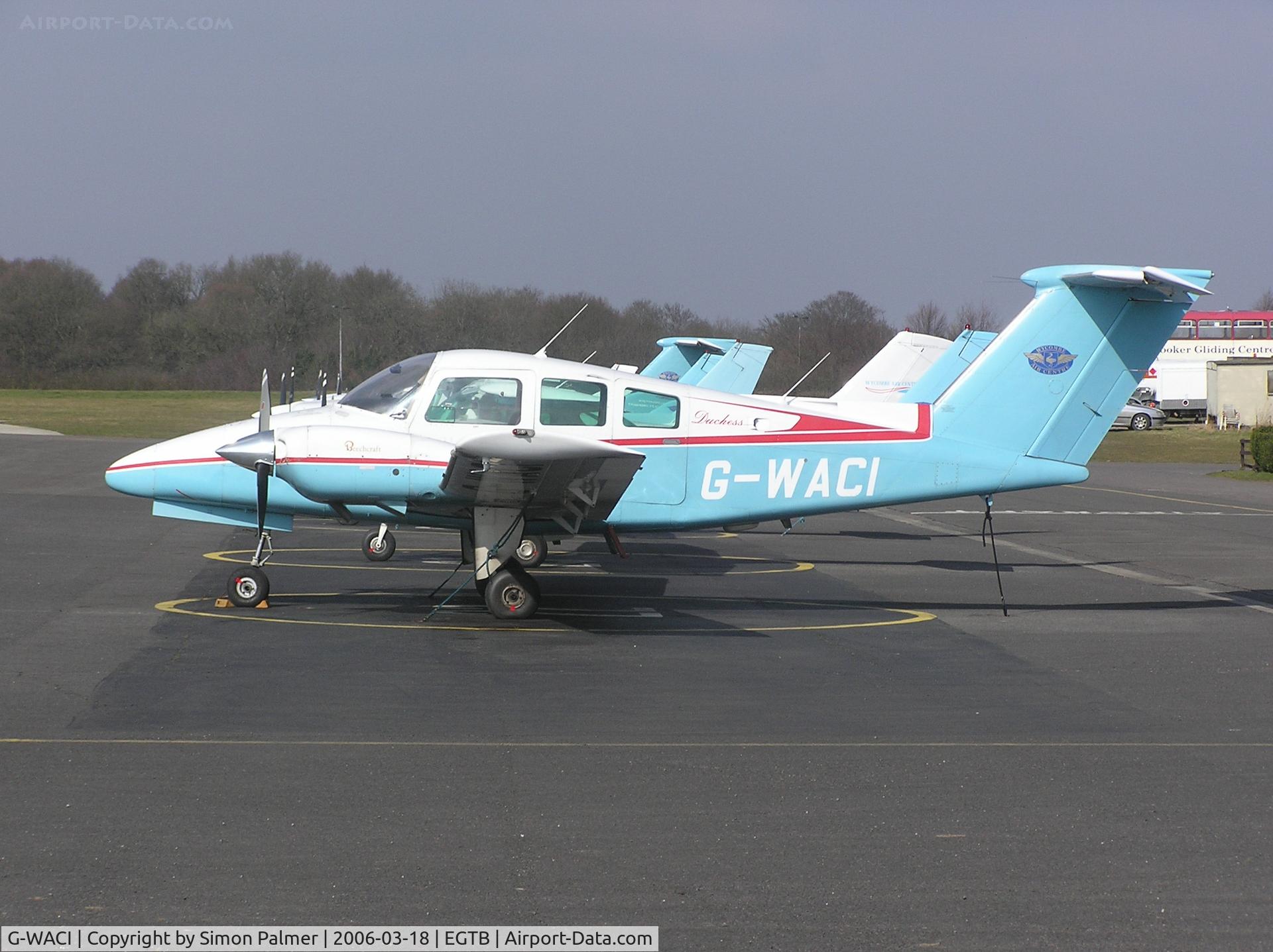 G-WACI, 1979 Beech 76 Duchess C/N ME-289, Beech 76 Duchess at Wycombe Air Center (Booker)