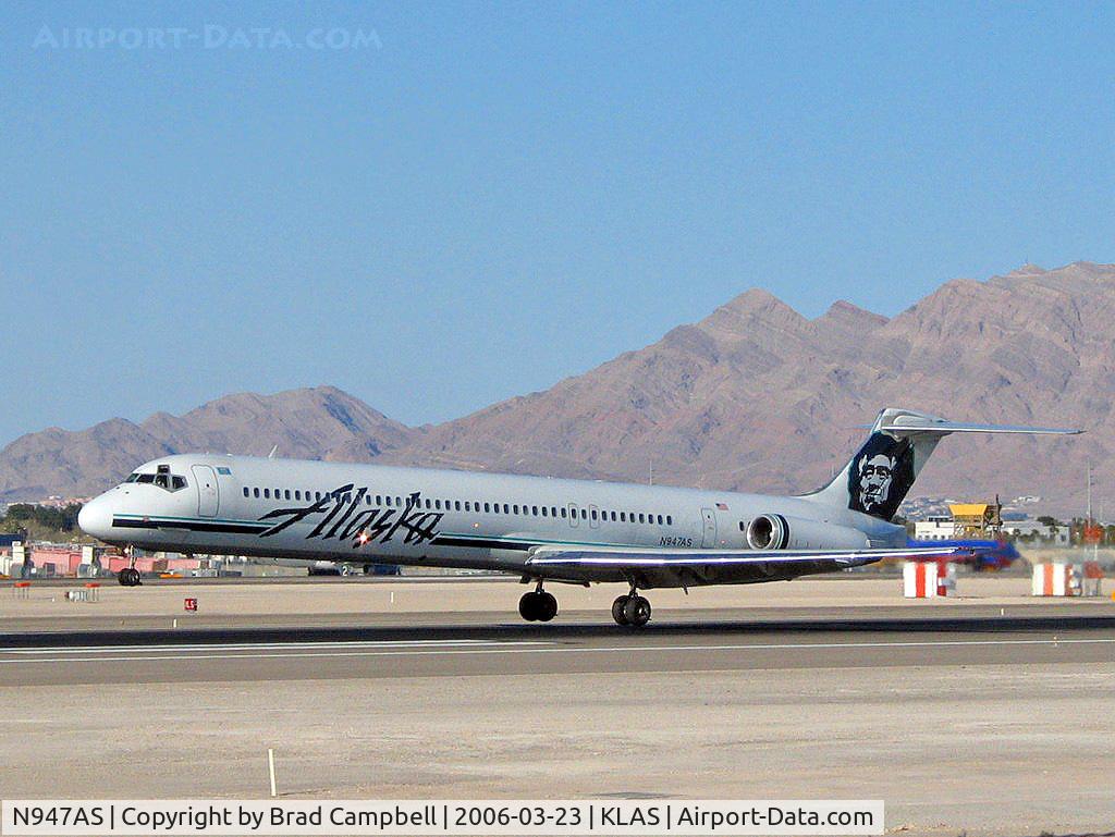 N947AS, 1990 McDonnell Douglas MD-83 (DC-9-83) C/N 53020, Alaska Airlines / McDonnell Douglas DC-9-83 (MD-83)