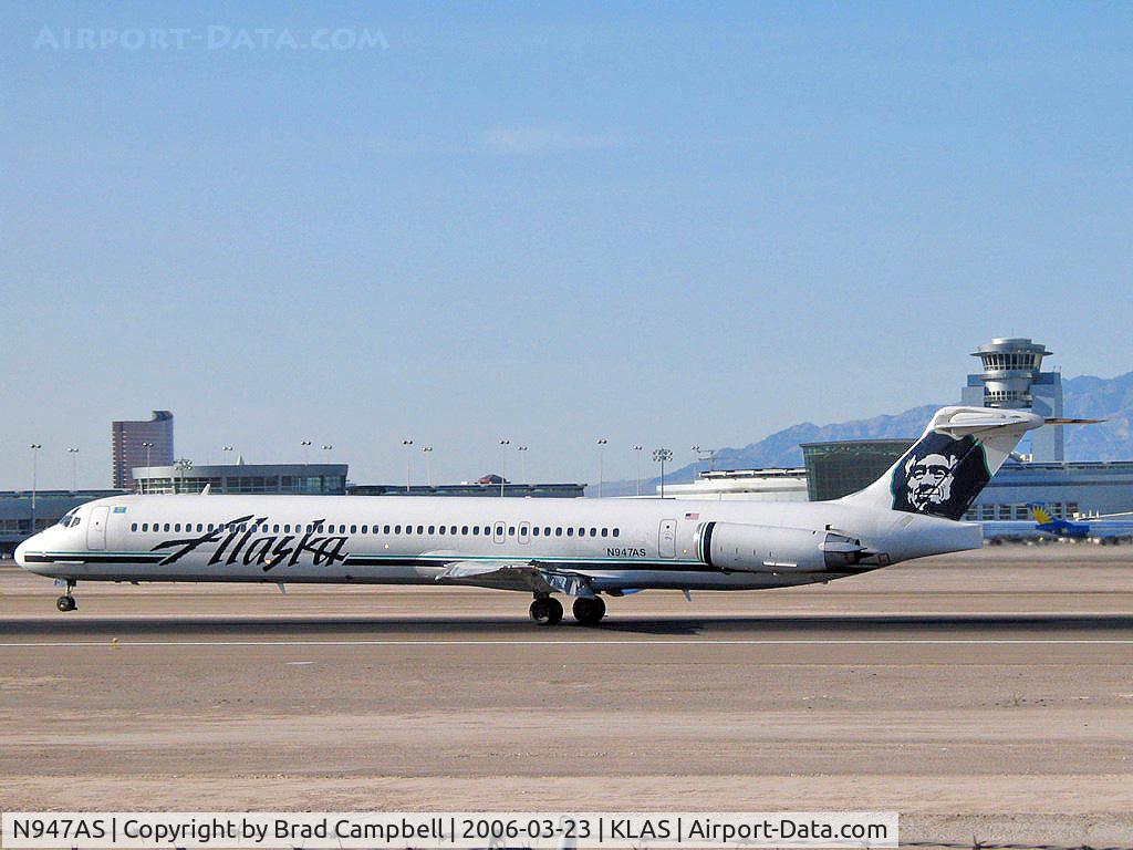 N947AS, 1990 McDonnell Douglas MD-83 (DC-9-83) C/N 53020, Alaska Airlines / McDonnell Douglas DC-9-83 (MD-83)