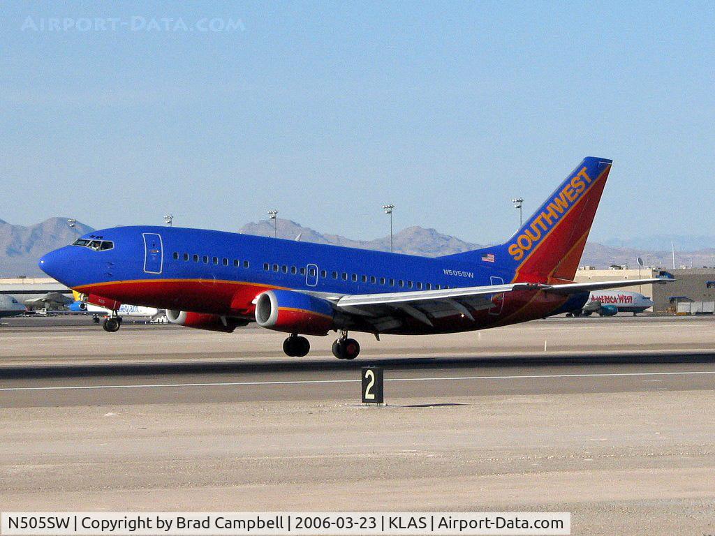 N505SW, 1990 Boeing 737-5H4 C/N 24182, Southwest Airlines / 1990 Boeing 737-5H4