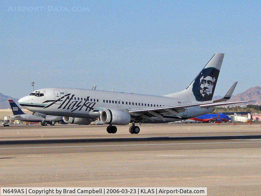 N649AS, 2003 Boeing 737-790 C/N 30663, Alaska Airlines / 2003 Boeing 737-790