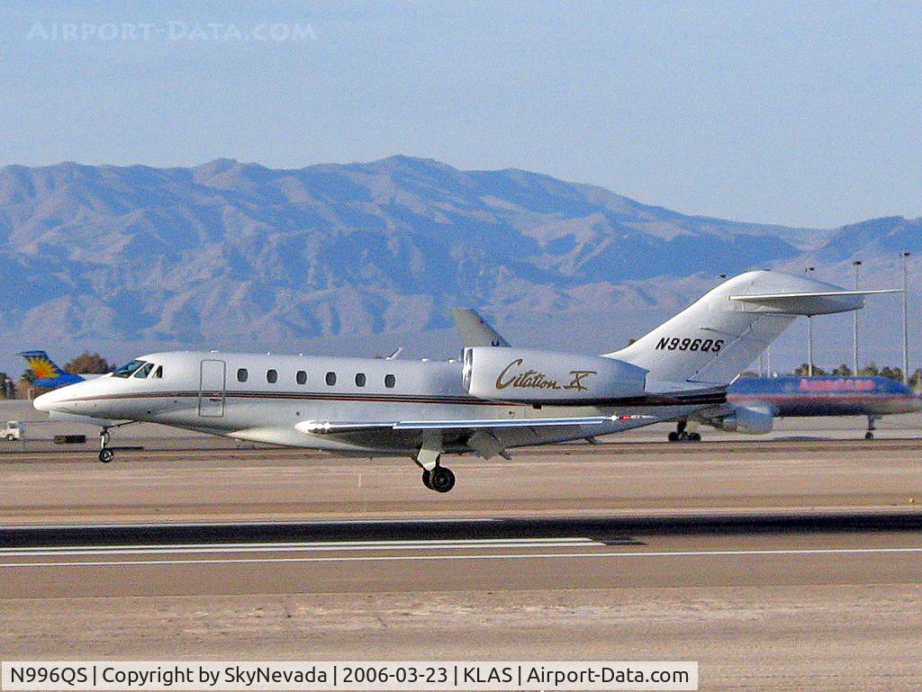 N996QS, 2002 Cessna 750 Citation X C/N 750-0196, Netjets Inc. / Cessna 750 Citation X