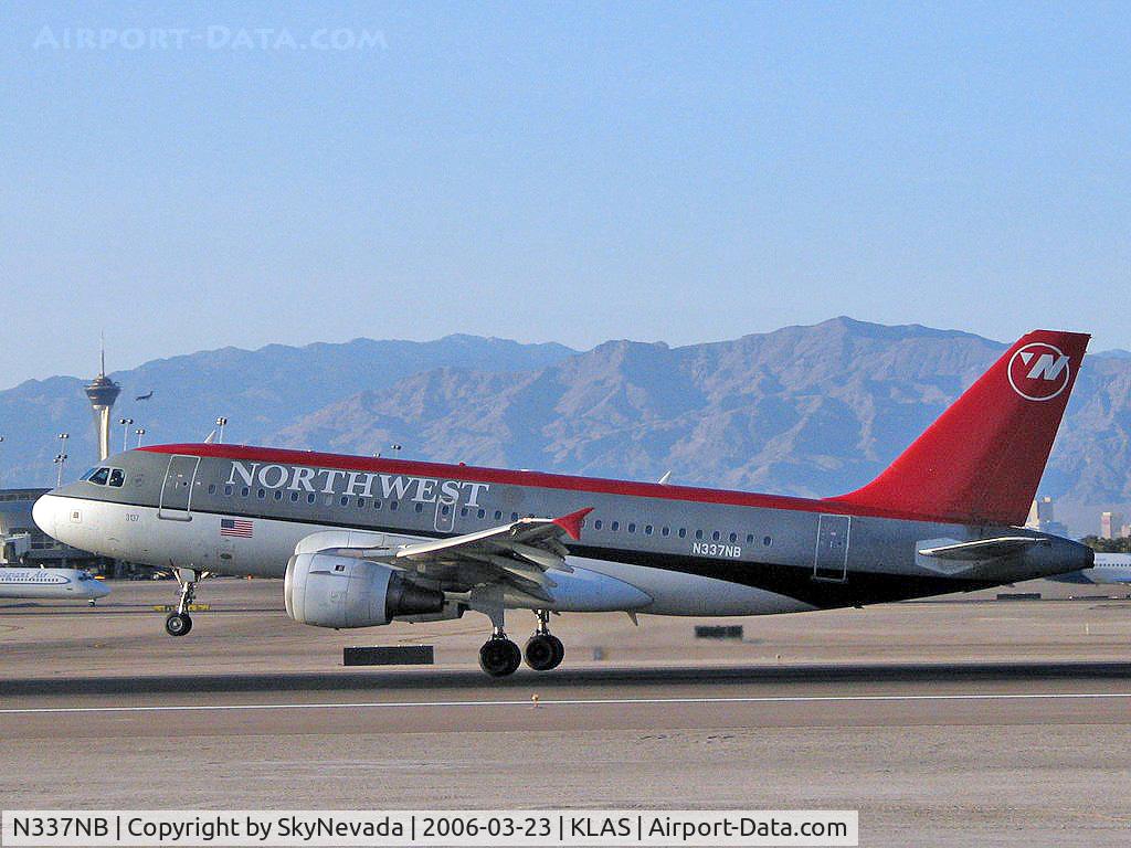 N337NB, 2002 Airbus A319-114 C/N 1685, Northwest Airlines / Airbus Industrie A319-114