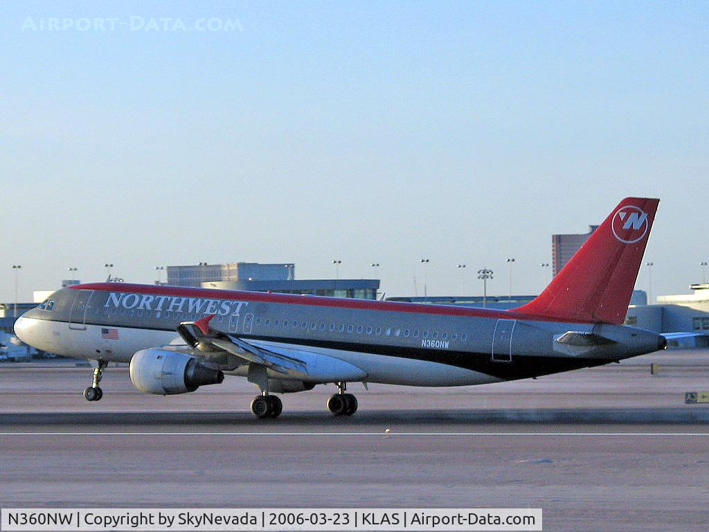 N360NW, 1998 Airbus A320-212 C/N 0903, Northwest Airlines / Airbus Industrie A320-212