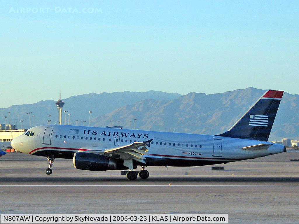 N807AW, 1999 Airbus A319-132 C/N 1064, US Airways / Airbus Industrie A319-132