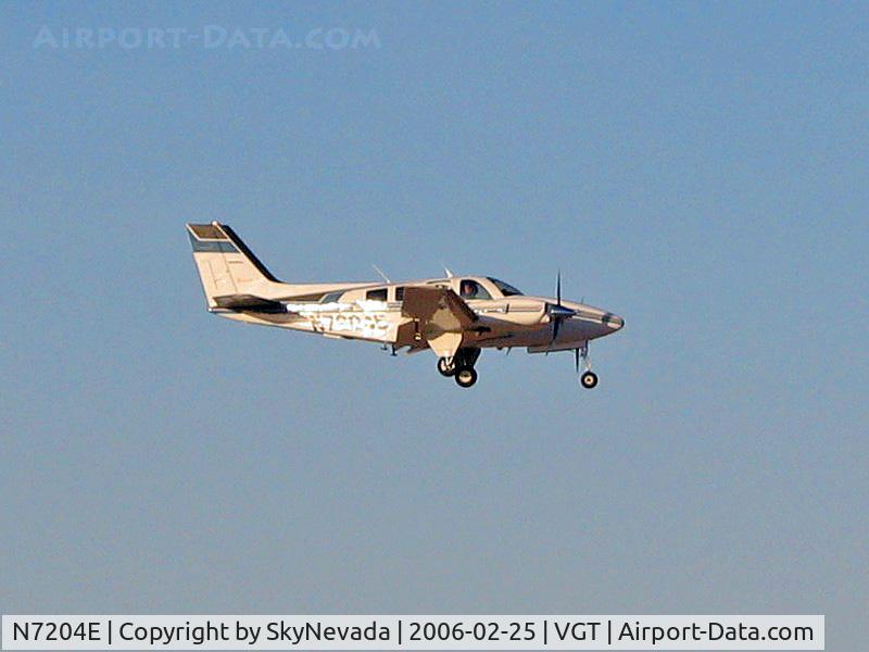 N7204E, 1984 Beech 58P Baron C/N TJ-457, Overit Air / Beech 58P