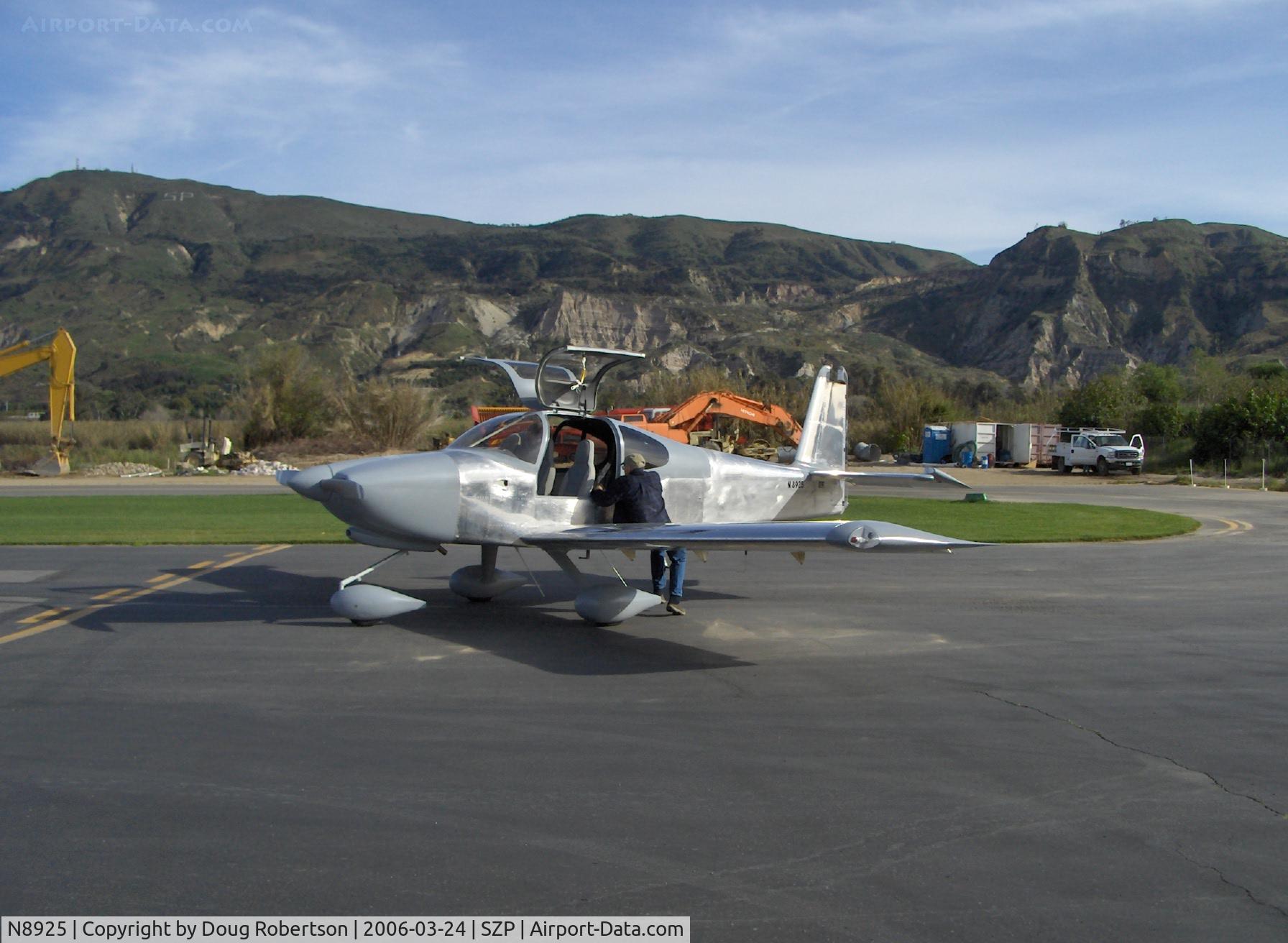 N8925, 2006 Vans RV-10A C/N 003, Lee Tracy Saylor LT3 VAN'S RV-10A 4 place, Ser.003, Lycoming IO-540 300 Hp, 16 months construction time