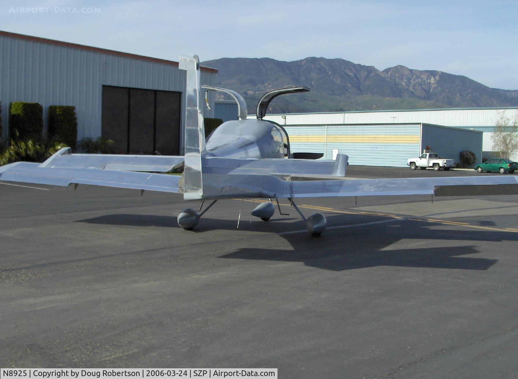 N8925, 2006 Vans RV-10A C/N 003, Lee Tracy Saylor LT3 VAN'S RV-10A 4 place Ser.003, Lycoming IO-540 300 Hp, 16 months construction time, autopilot, all-glass panel-no steam gauges, autopilot