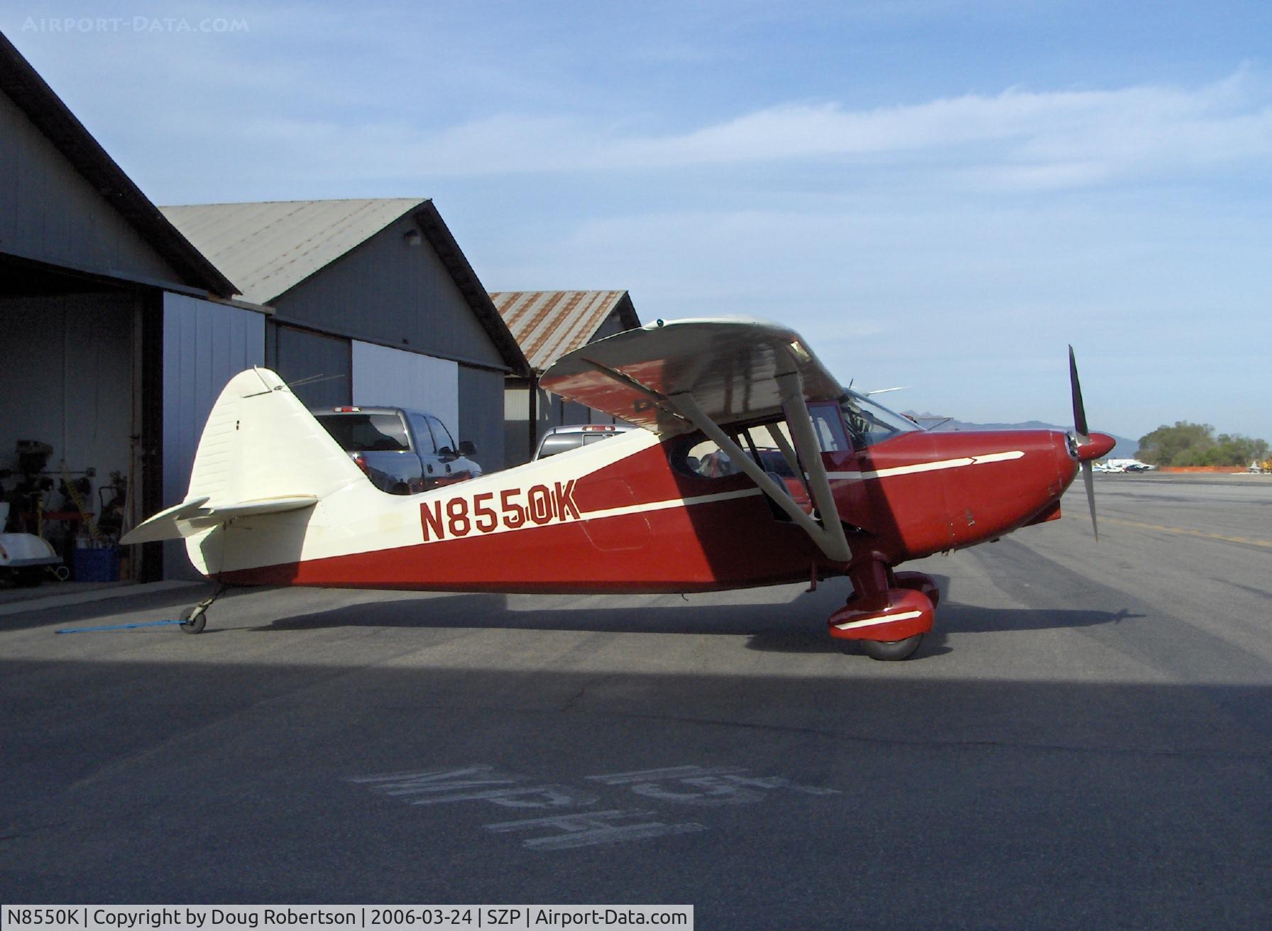 N8550K, 1947 Stinson 108-1 Voyager C/N 108-1550, 1947 Stinson 108-1 VOYAGER, Franklin 6A4-165-B3 165 Hp