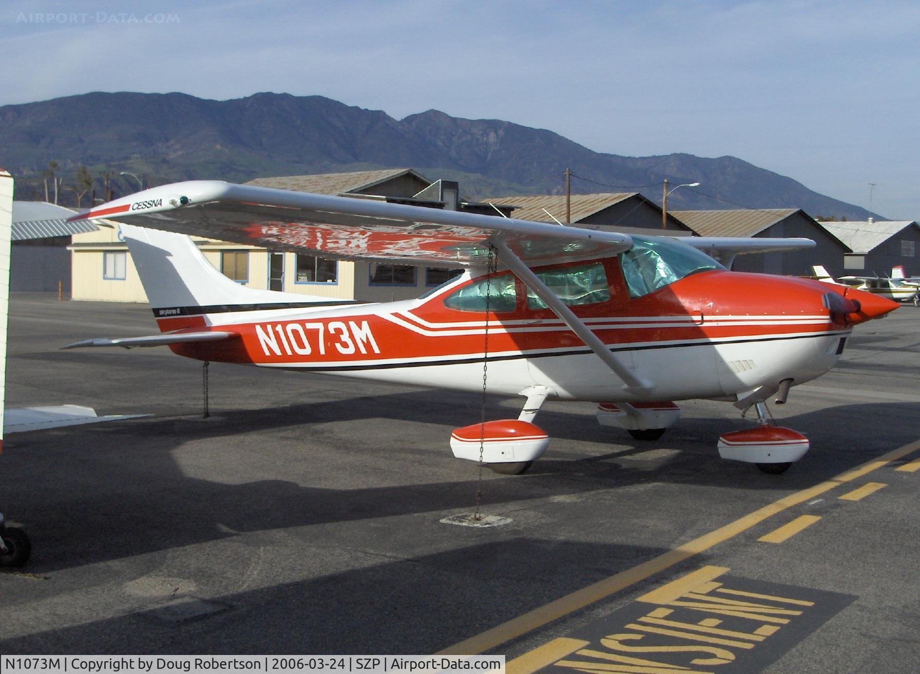 N1073M, 1975 Cessna 182P Skylane C/N 18264219, 1975 Cessna 182P SKYLANE II, Continental O-470-S 230 Hp