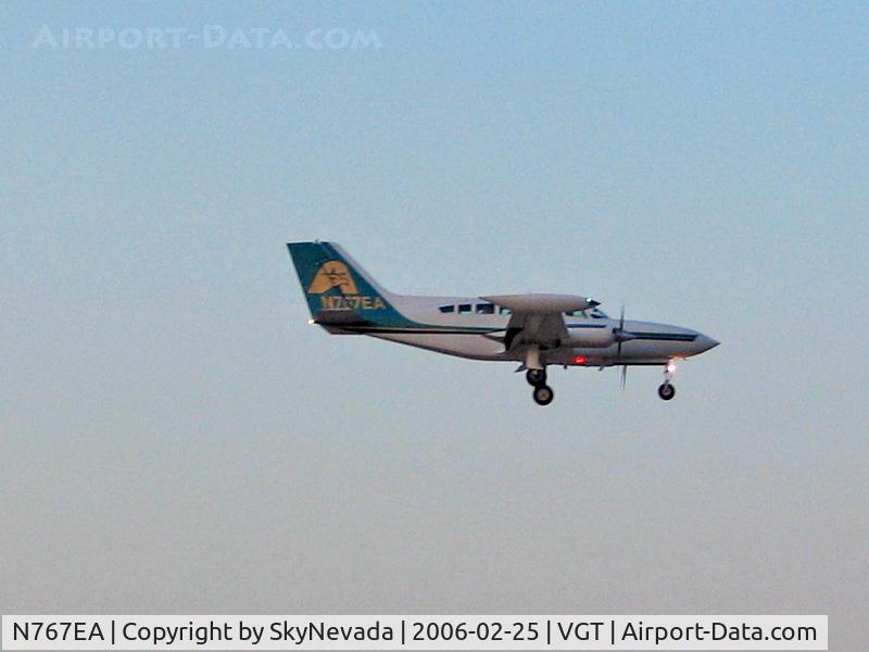 N767EA, 1977 Cessna 402B C/N 402B1244, Eagle Air / Cessna 402B / Far too dark for taking photos.