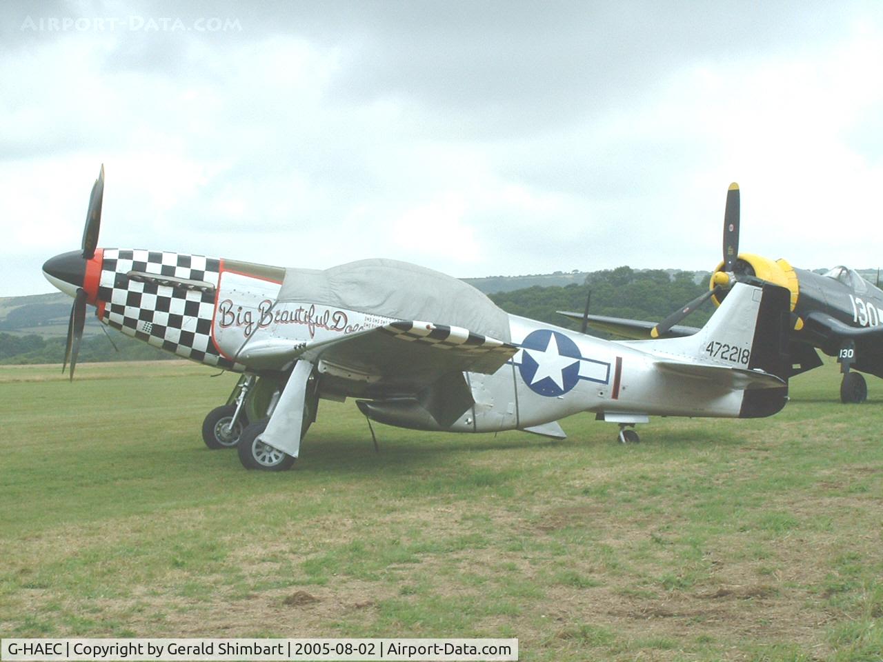 G-HAEC, 1951 Commonwealth CA-18 Mustang 22 (P-51D) C/N CACM-192-1517, Commonwealth CA 18 Mk22 472218