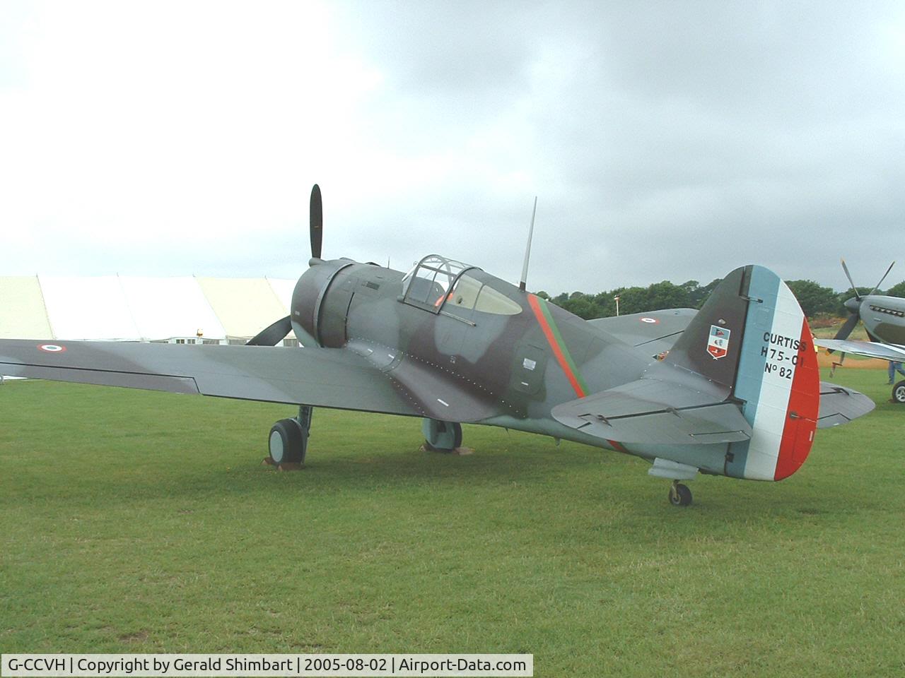 G-CCVH, 1939 Curtiss H-75A-1 C/N 12881, Curtiss H75A-1 Hawk