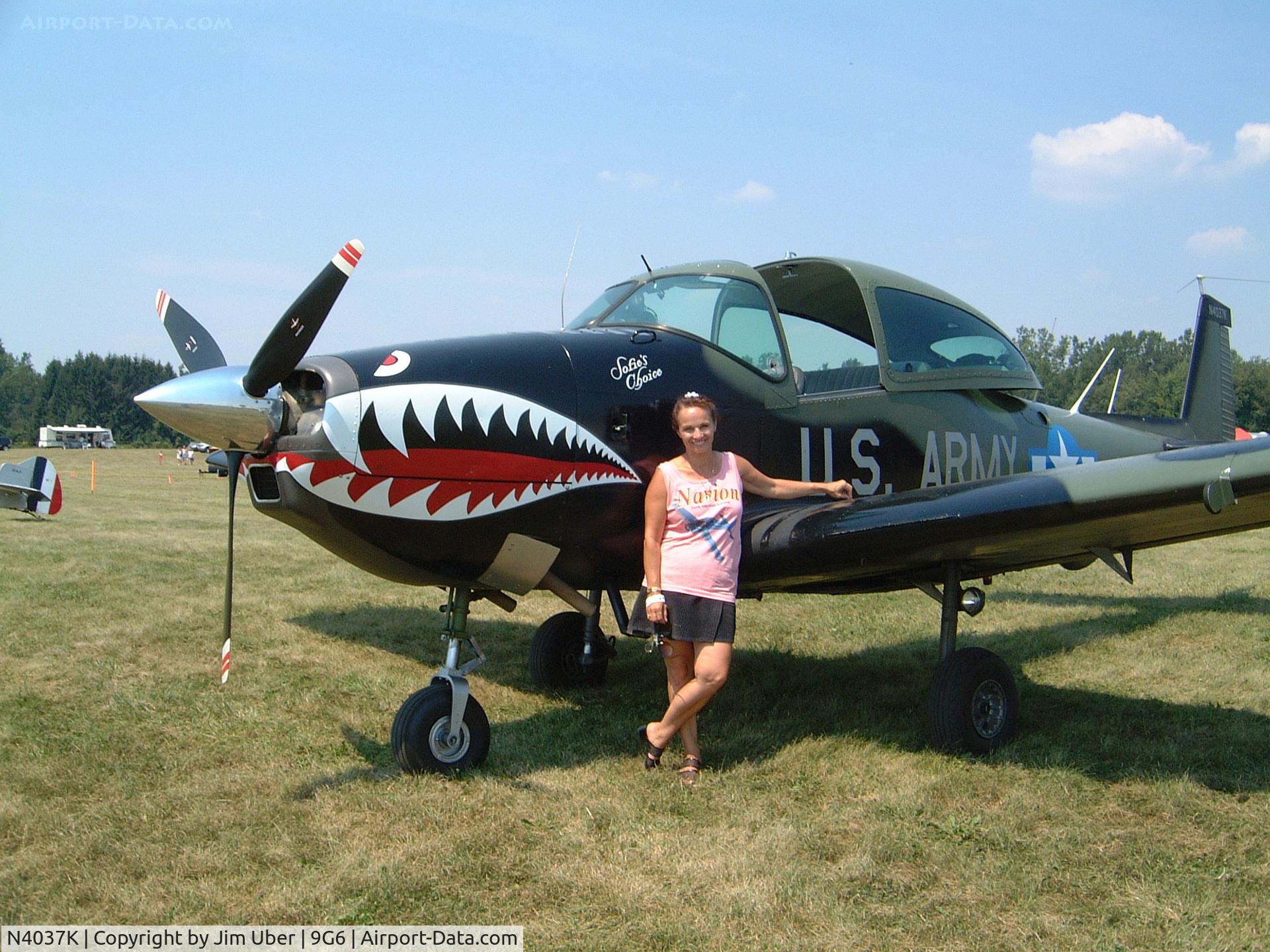 N4037K, 1947 North American Navion (NA-145) C/N NAV-4-1037, 