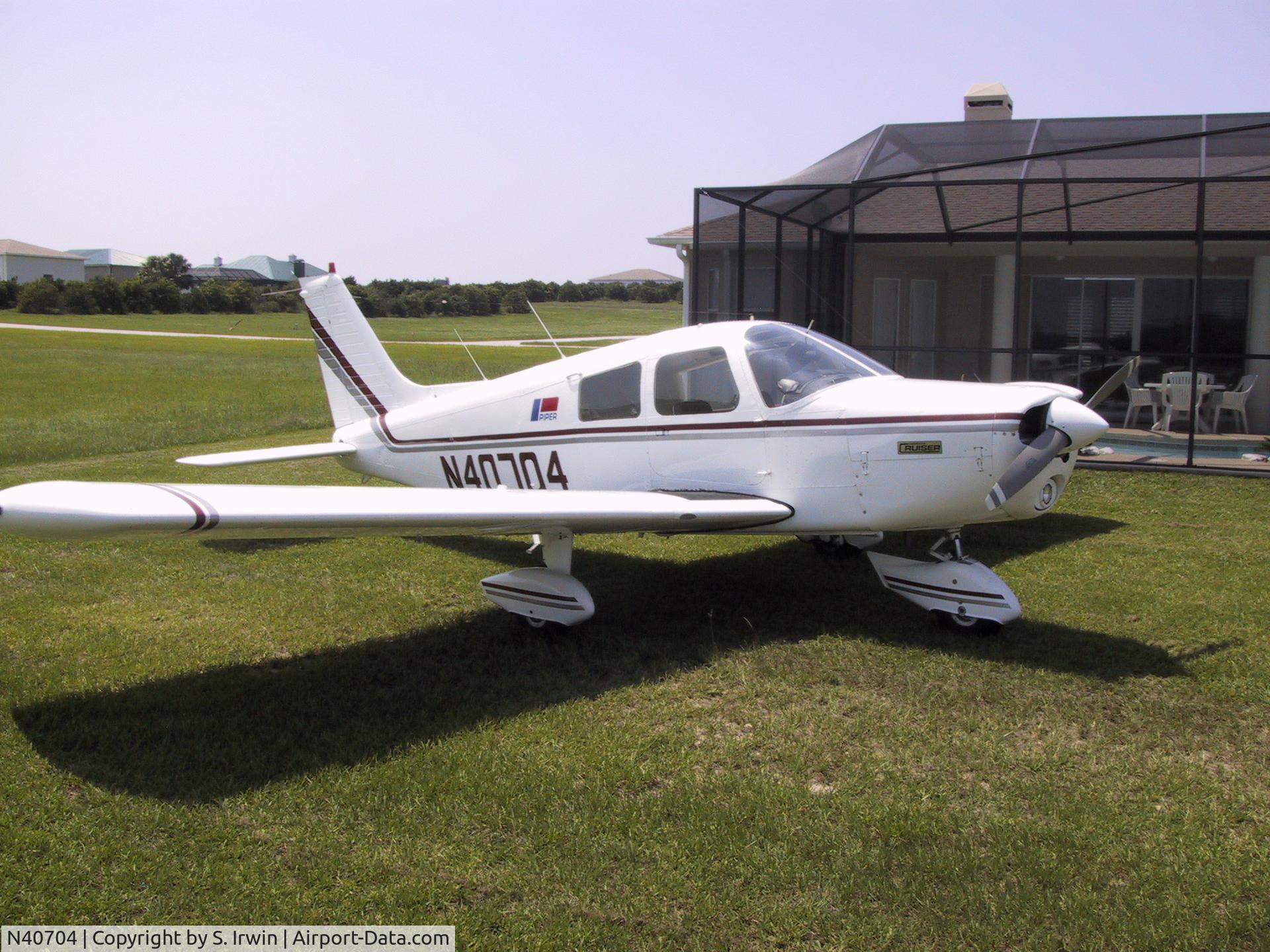 N40704, 1973 Piper PA-28-140 C/N 28-7425147, Fun Florida Flying