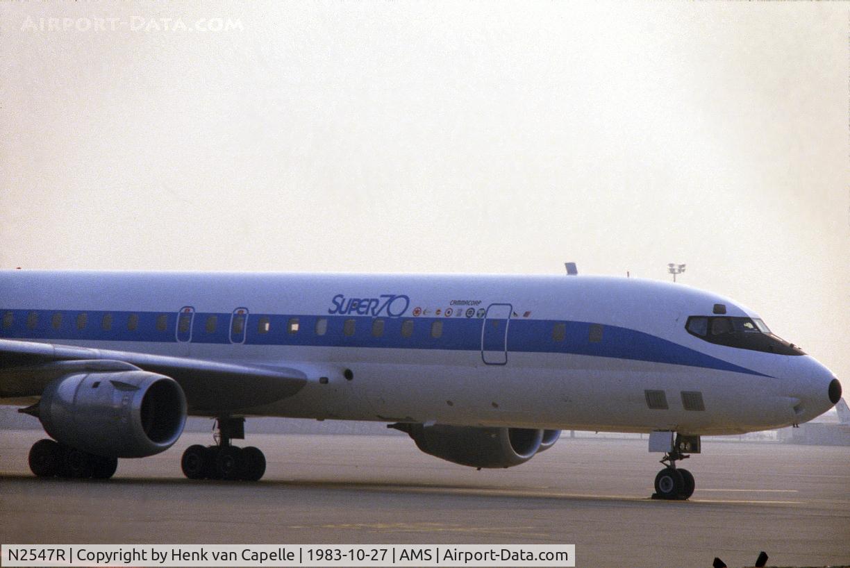 N2547R, 1969 Douglas DC-8-62 C/N 46084, This is the first DC-8 to be converted by Cammacorp into a DC-8-70 with CFM56 turbofan engines.