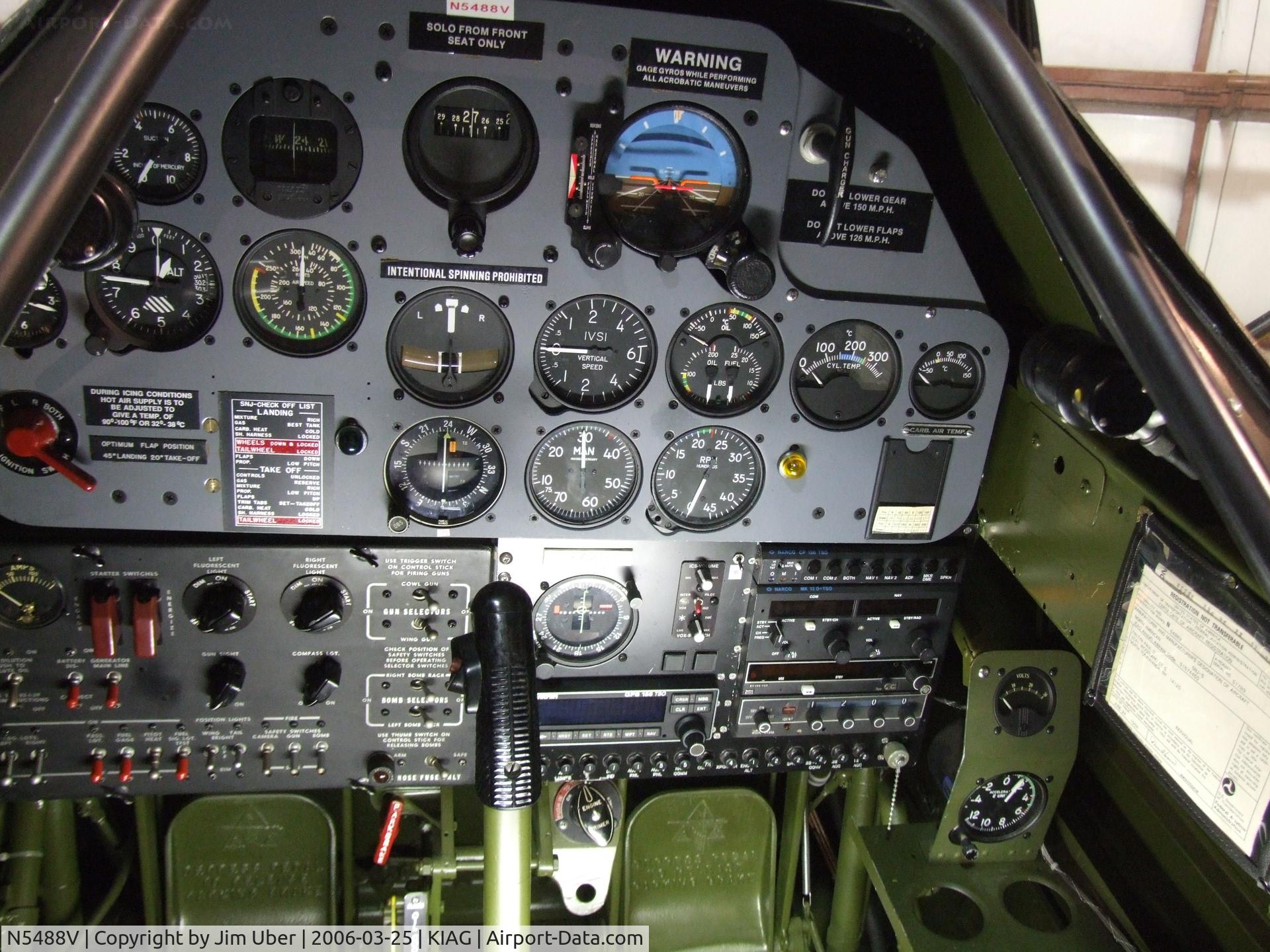 N5488V, North American SNJ-5 Texan C/N 51789, SNJ-5 Panel