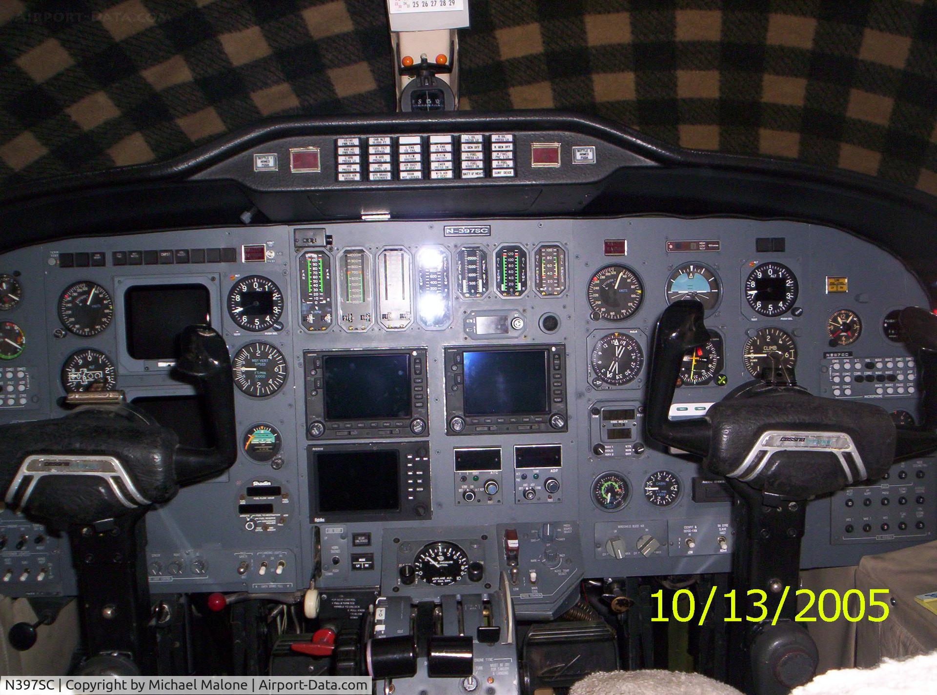 N397SC, 1972 Cessna 500 Citation C/N 500-0019, Panel