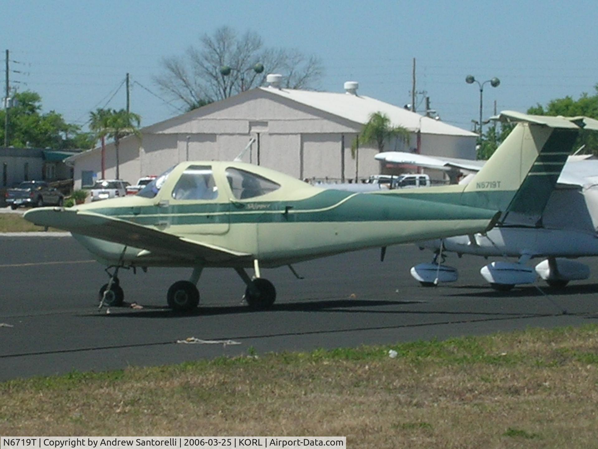 N6719T, 1980 Beech 77 Skipper C/N WA-75, On the ramp at KORL