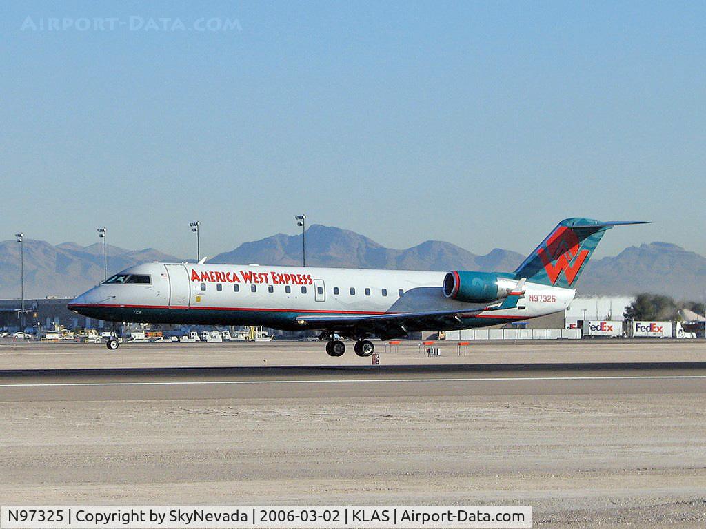 N97325, 1999 Bombardier CRJ-200LR (CL-600-2B19) C/N 7325, America West Airlines / Bombardier Inc CL-600-2B19