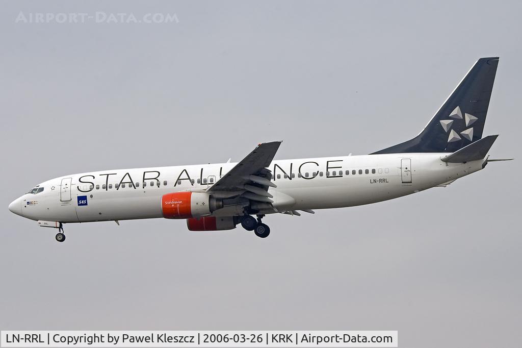 LN-RRL, 2003 Boeing 737-883 C/N 28328, landing at  RWY 25