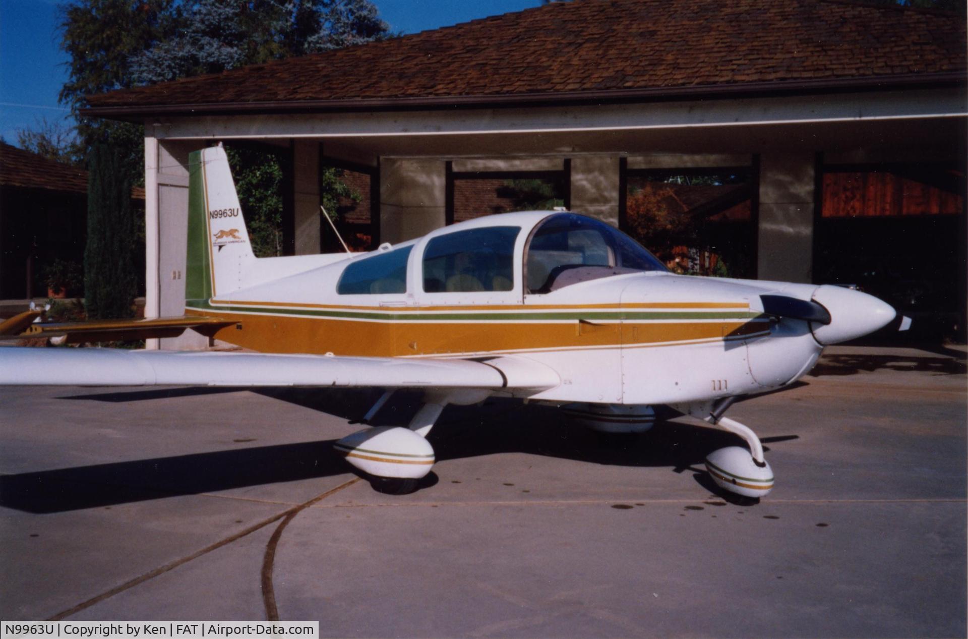 N9963U, 1977 Grumman American AA-5A Cheetah C/N AA5A0363, Grumman at his old home