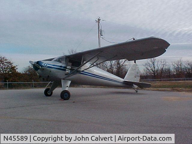 N45589, 1946 Luscombe 8A C/N 2116, Pogue Oklahoma 12/31/2000