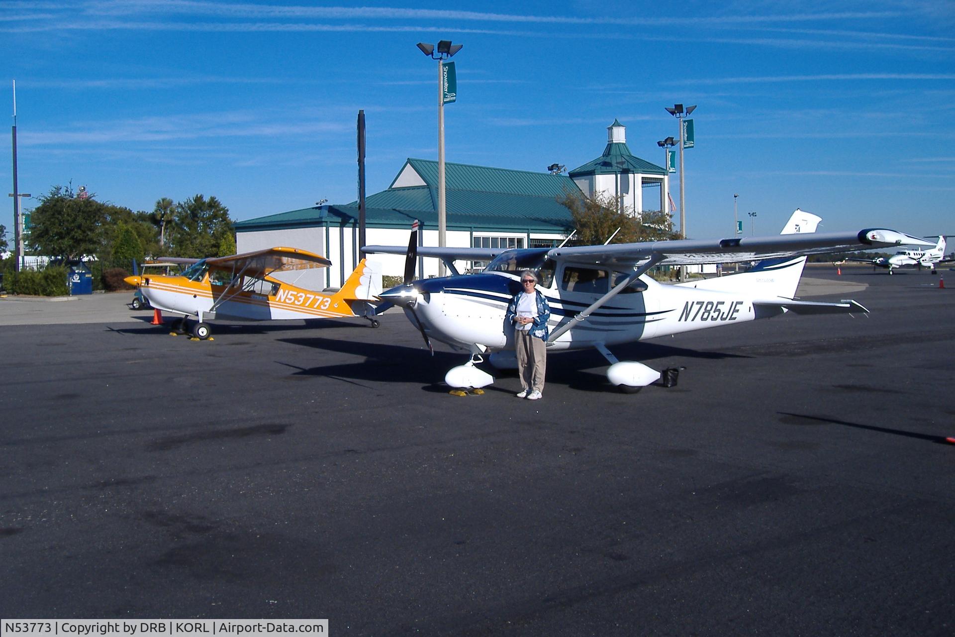 N53773, 1975 Bellanca 7ECA Citabria C/N 1114-75, Citabria N53773 on left