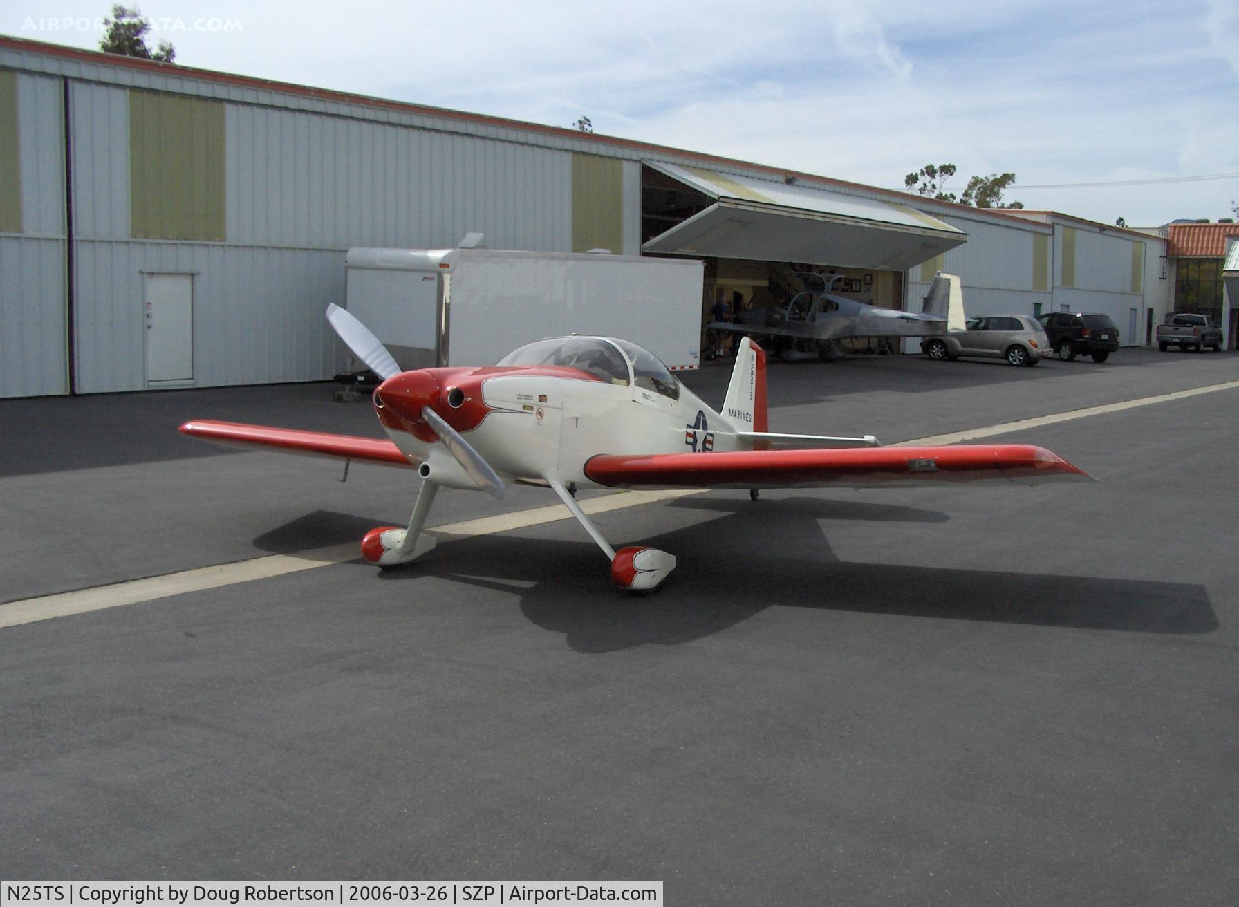 N25TS, 1992 Vans RV-6 C/N 21064, 1992 Tracy Saylor LT3 VAN'S RV-6, Lycoming O&VO-360 180 Hp, Tracy's just completed (except painting) RV-10A N8925 behind