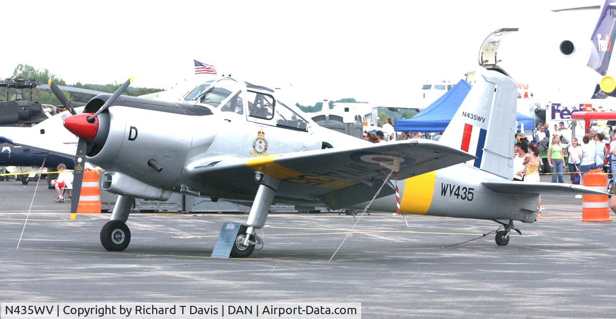 N435WV, 1956 Percival P-56 Provost T1 C/N PAC/F/423, P56 at Danville Va.Skyfest 2003