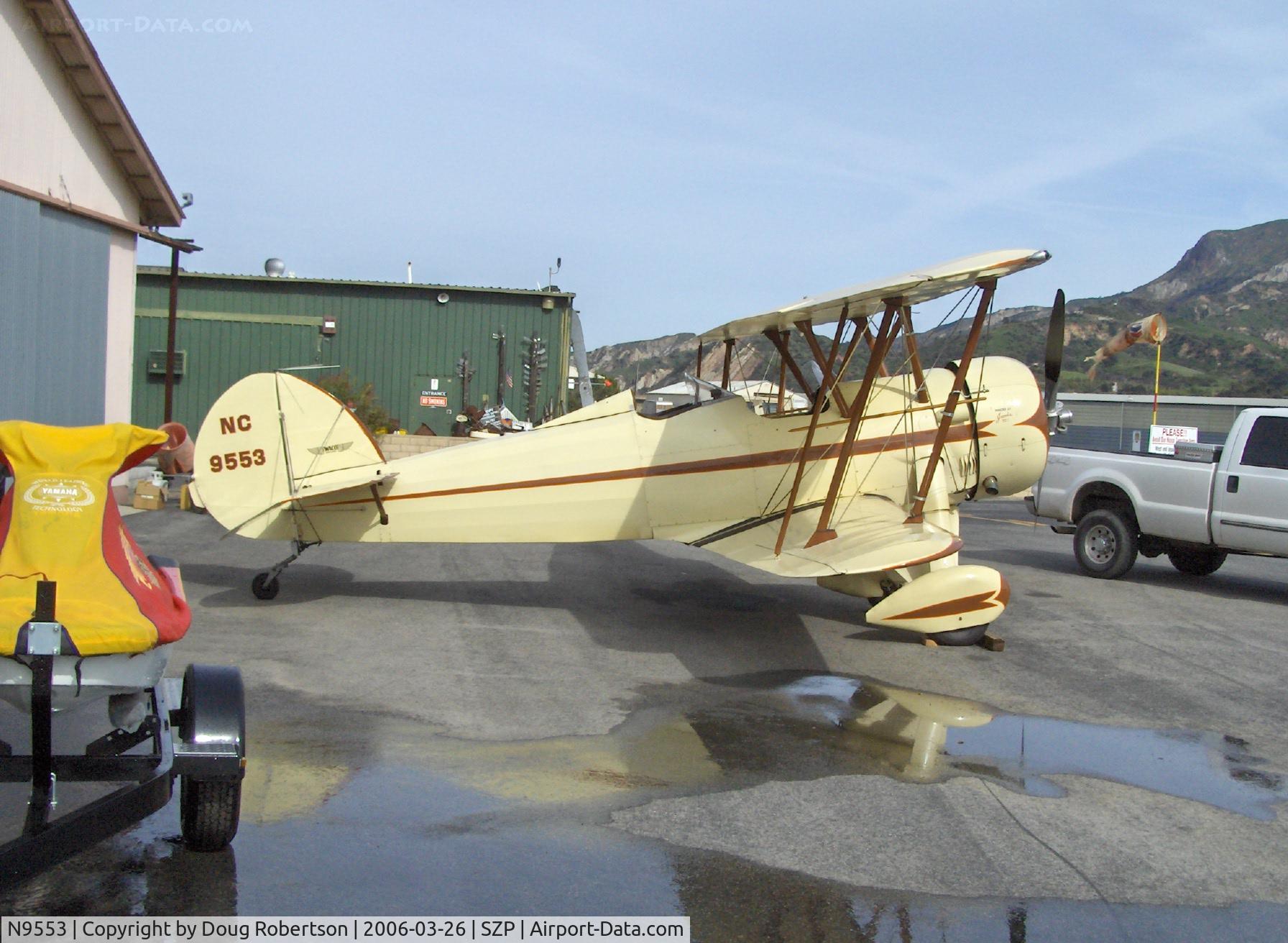N9553, 1929 Waco ATO TAPERWING C/N A-44, NuWaco ATO TAPERWING semi-replica, Jacobs R755 B-2 275 Hp