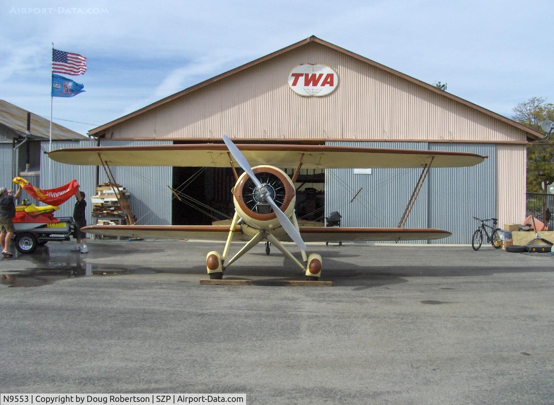 N9553, 1929 Waco ATO TAPERWING C/N A-44, NuWaco ATO TAPERWING semi-replica, Jacobs R755 B-2 275 Hp