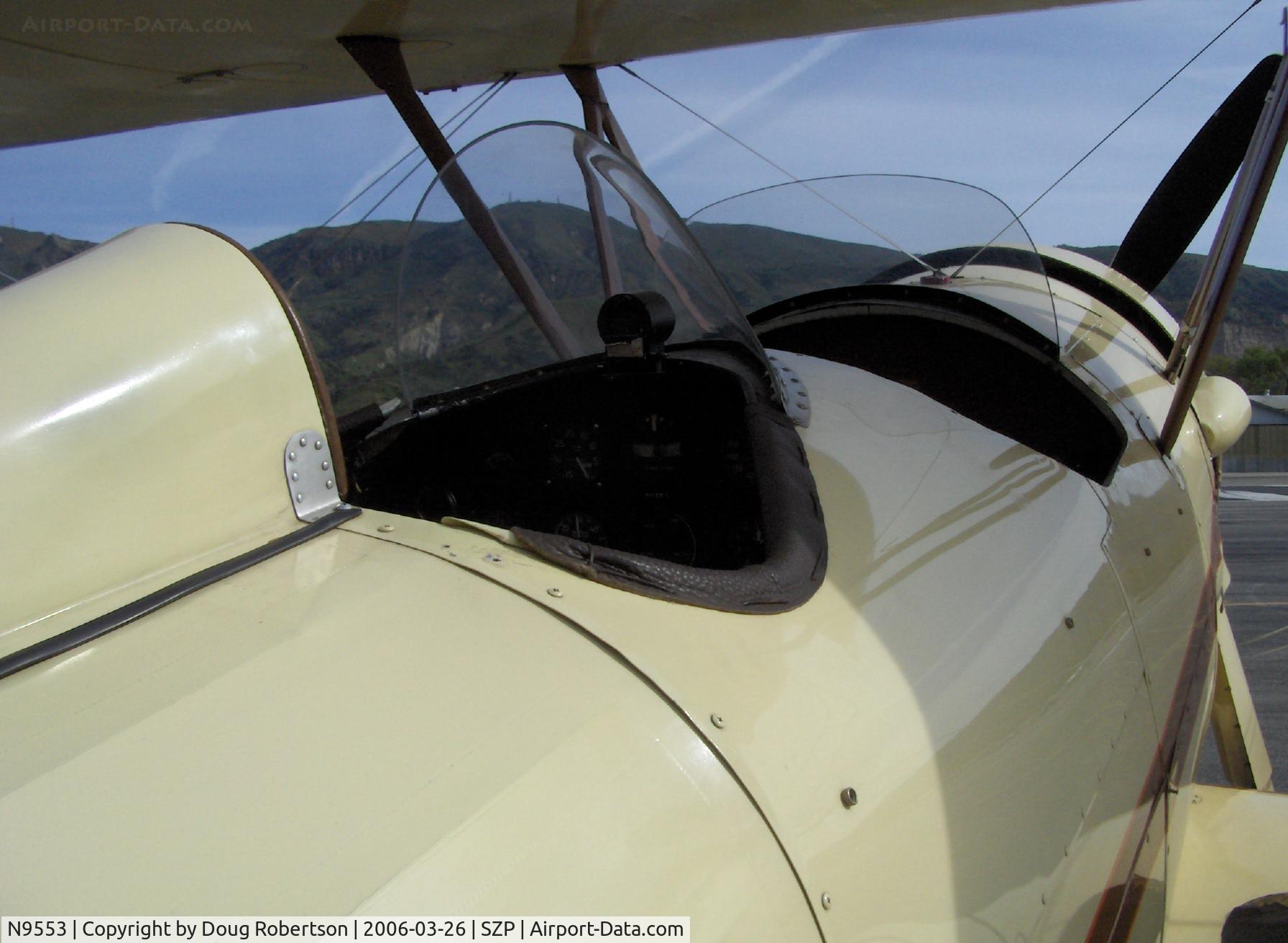 N9553, 1929 Waco ATO TAPERWING C/N A-44, NuWaco ATO TAPERWING semi-replica, Jacobs R755 B-2 275 Hp, cockpits
