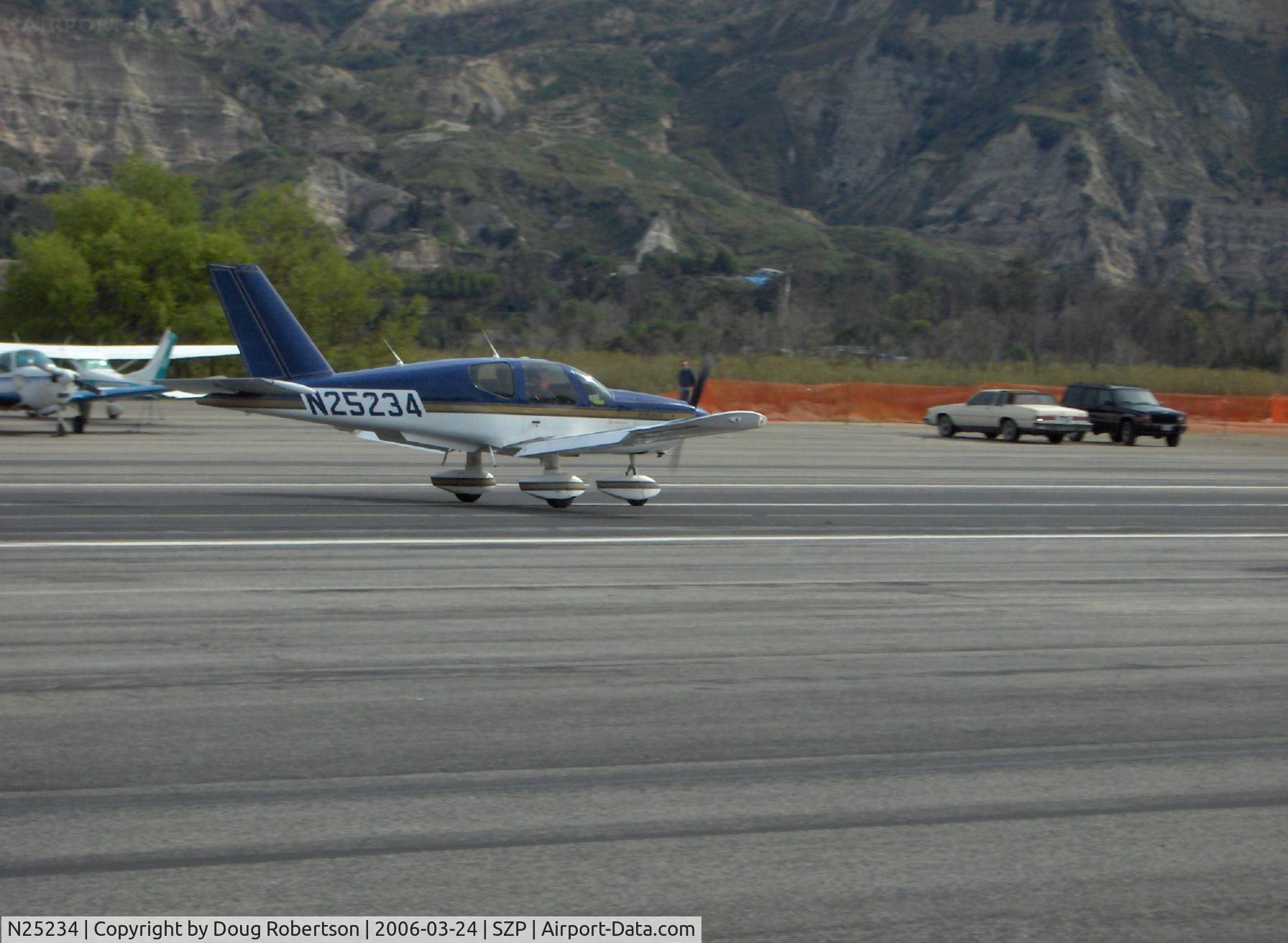N25234, Socata TB-10 Tobago C/N 978, 1990 SOCATA TB 10 TOBAGO, Lycoming O&VO-360-A1AD 180 Hp, fixed gear, constant-speed prop, Takeoff roll Runway 22