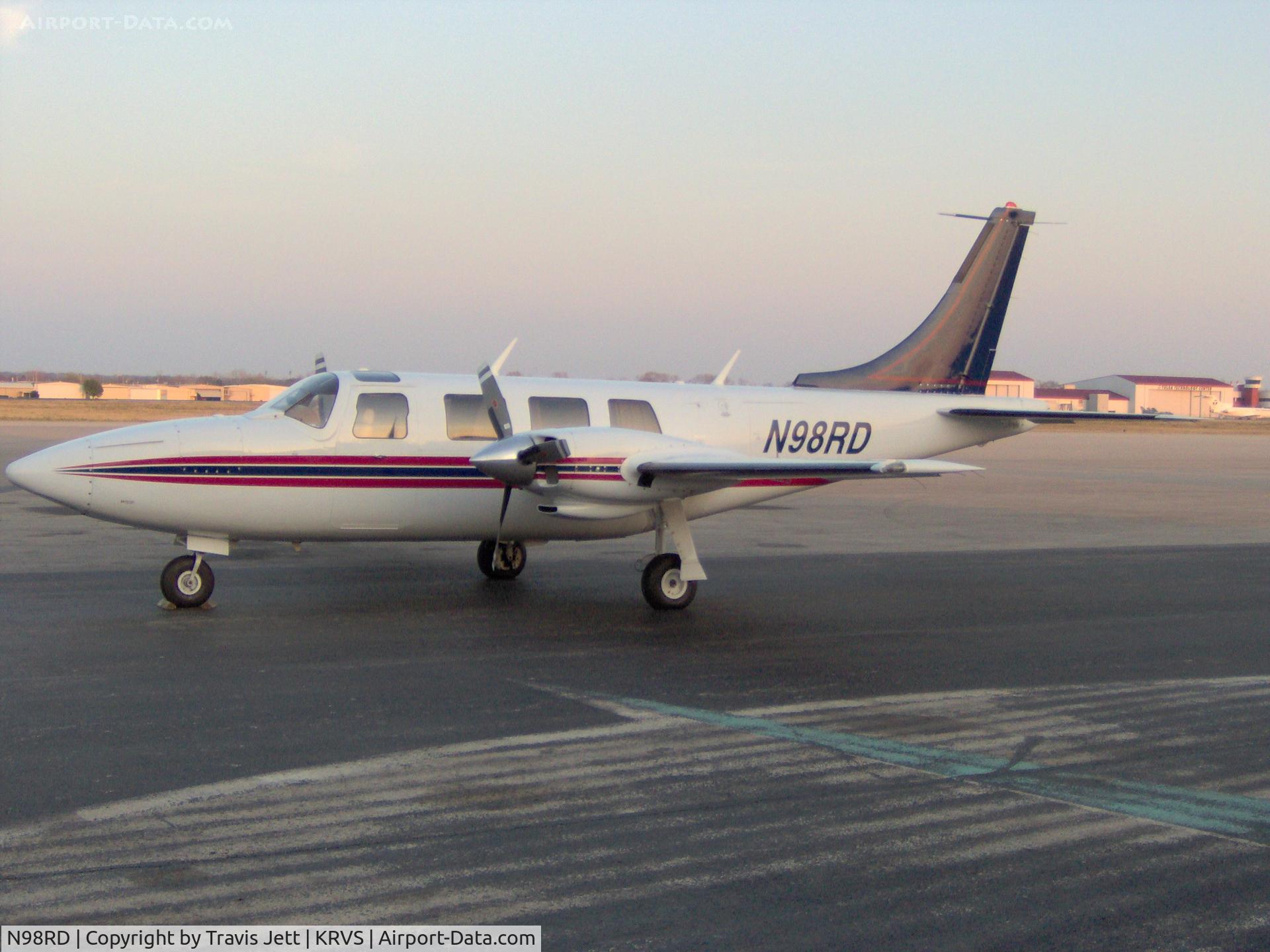N98RD, 1981 Piper Aerostar 602P C/N 62P09268165049, 1981 Piper Aerostar