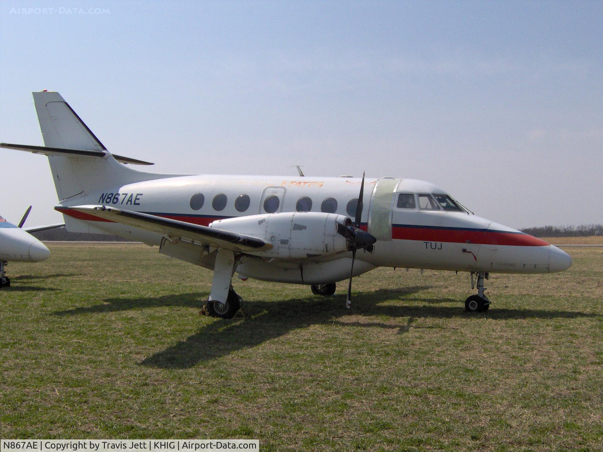 N867AE, 1989 British Aerospace BAe-3201 Jetstream C/N 867, 1989 BAe Jetstream 3201