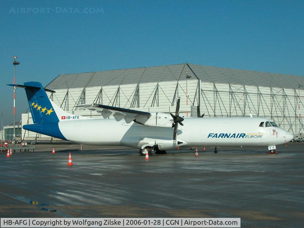 HB-AFG, 1989 ATR 72-201 C/N 108, freighter