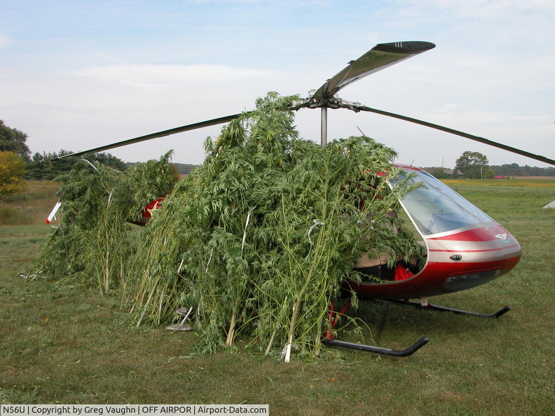 N56U, 1973 Enstrom F-28A C/N 139, Photo of N56U in use by Wayne Co. Sheriff's Office