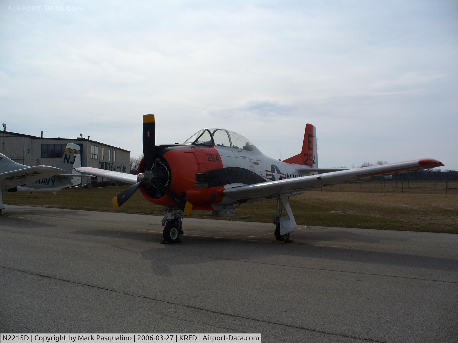 N2215D, 1957 North American T-28C Trojan C/N 252-44 (146281), North American T-28C