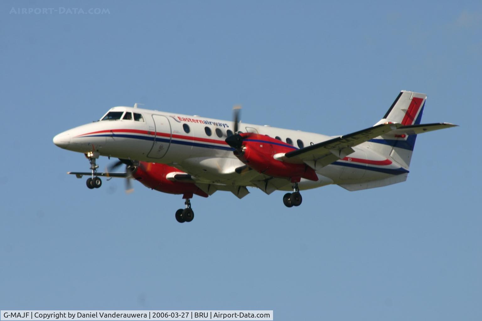 G-MAJF, 1992 British Aerospace Jetstream 41 C/N 41008, arrival in the after-noon