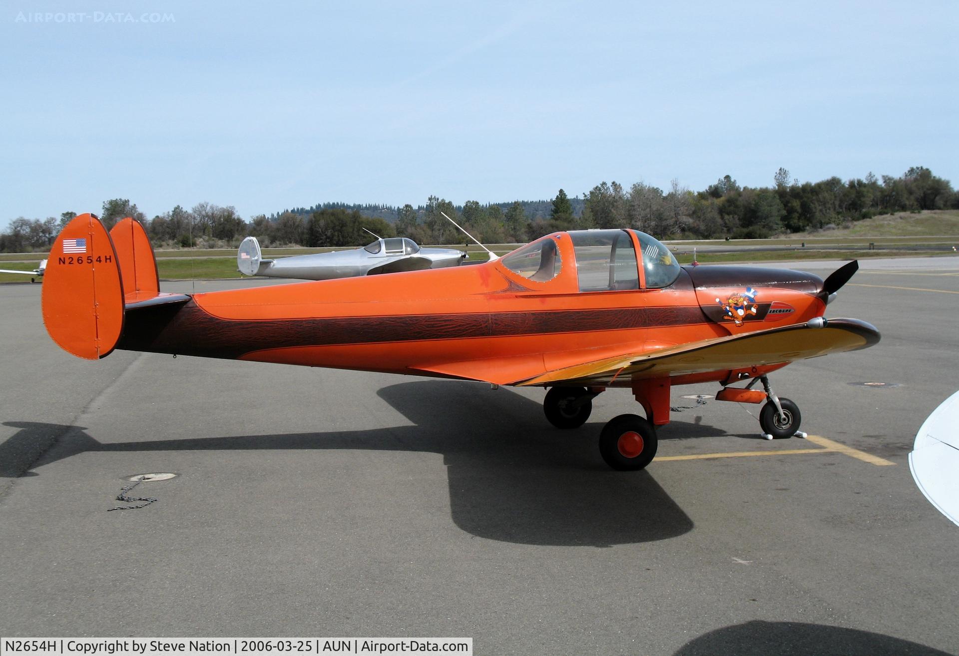 N2654H, 1946 Erco 415C Ercoupe C/N 3279, 1946 Engineering & Research Ercoupe 415-C at Auburn Municipal Airport, CA