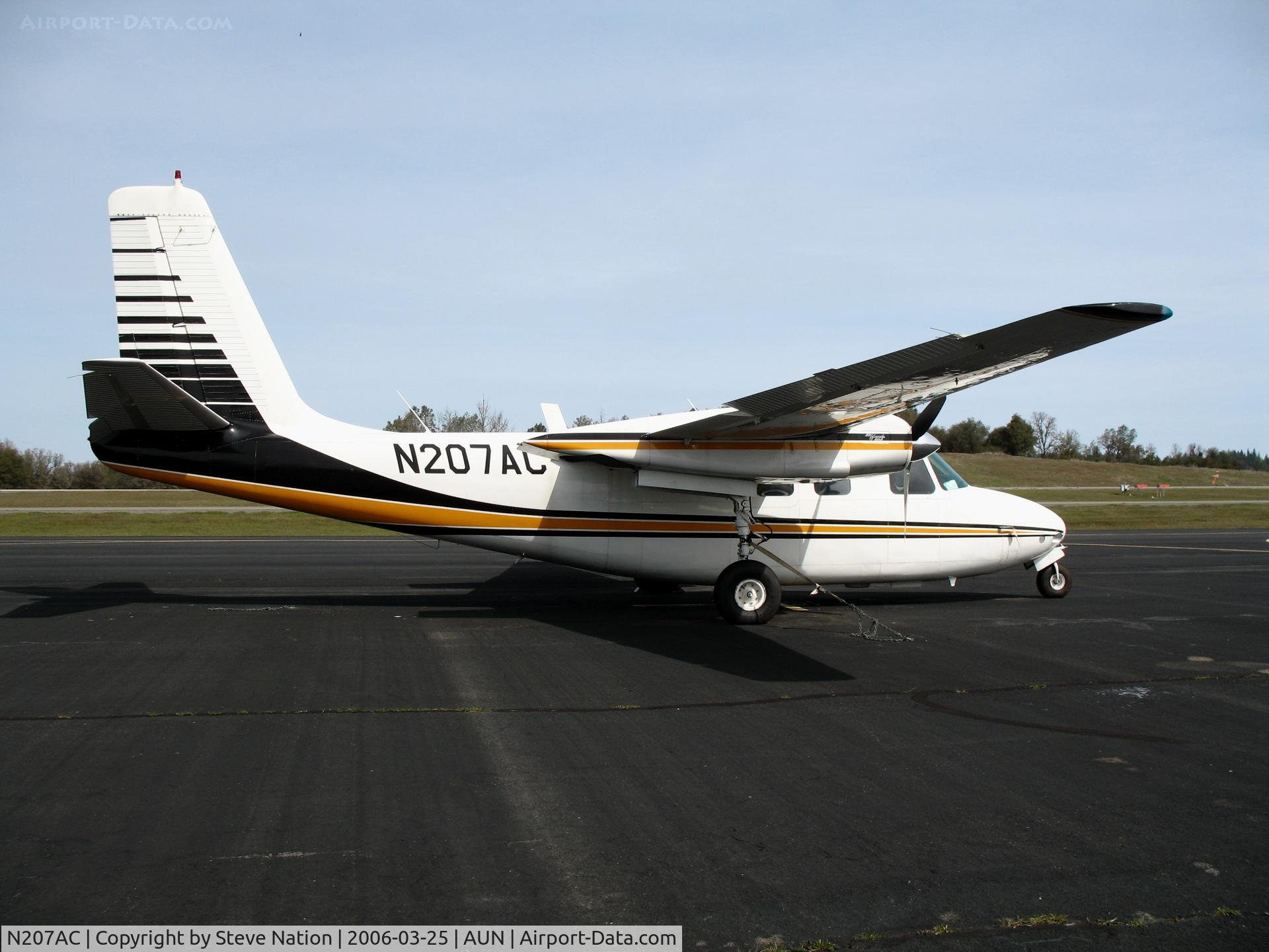 N207AC, 1962 Aero Commander 500-A C/N 500A-1266-89, 1962 Aero Commander 500-A at Auburn Municipal Airport, CA