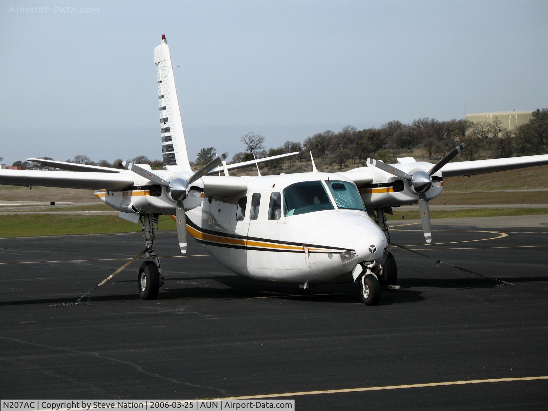 N207AC, 1962 Aero Commander 500-A C/N 500A-1266-89, 1962 Aero Commander 500-A at Auburn Municipal Airport, CA