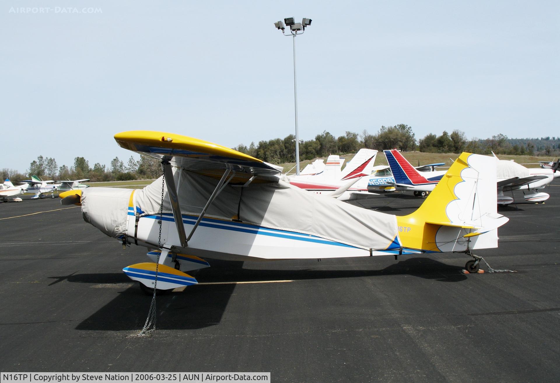 N16TP, 1972 Bellanca 7KCAB Citabria C/N 302-72, 1972 Bellanca 7KCAB with cover at Auburn Municipal Airport, CA