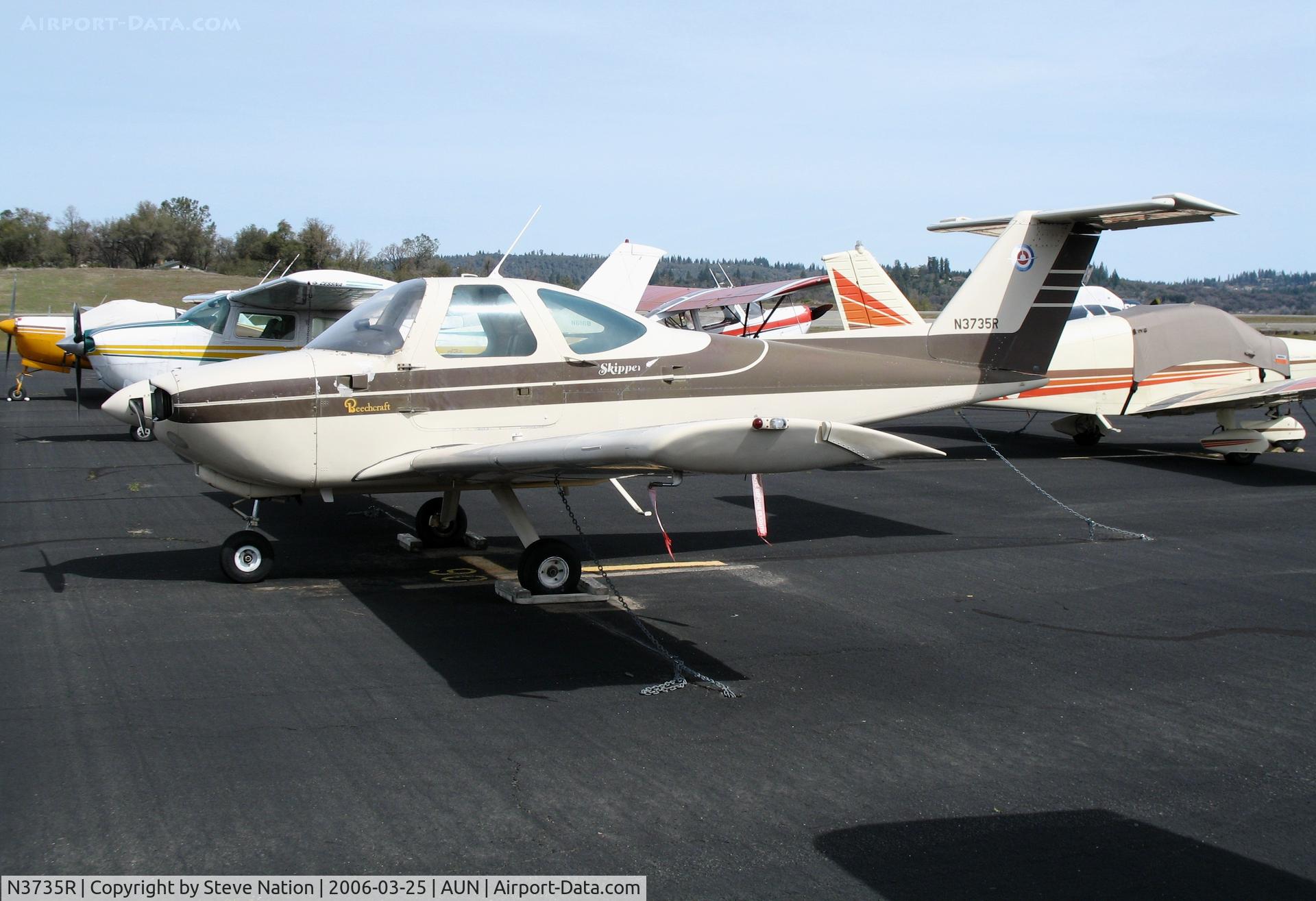N3735R, 1980 Beech 77 Skipper C/N WA-171, 1980 Beech 77 at Auburn Municipal Airport, CA